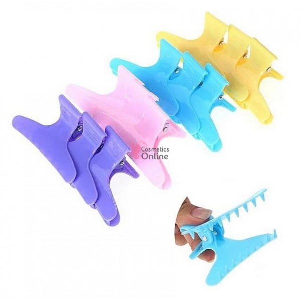 Clestisori pentru coafor CLTP04 Colorati, 12 bucati Mari